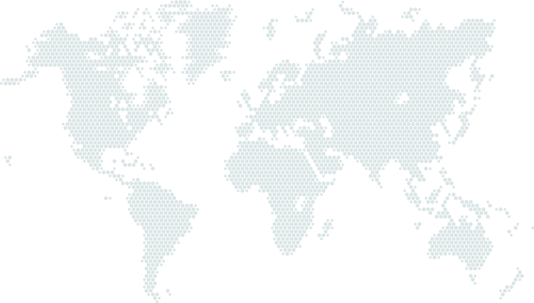 Map showing company locations